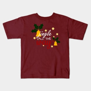 Christmas bells jingle all the was Kids T-Shirt